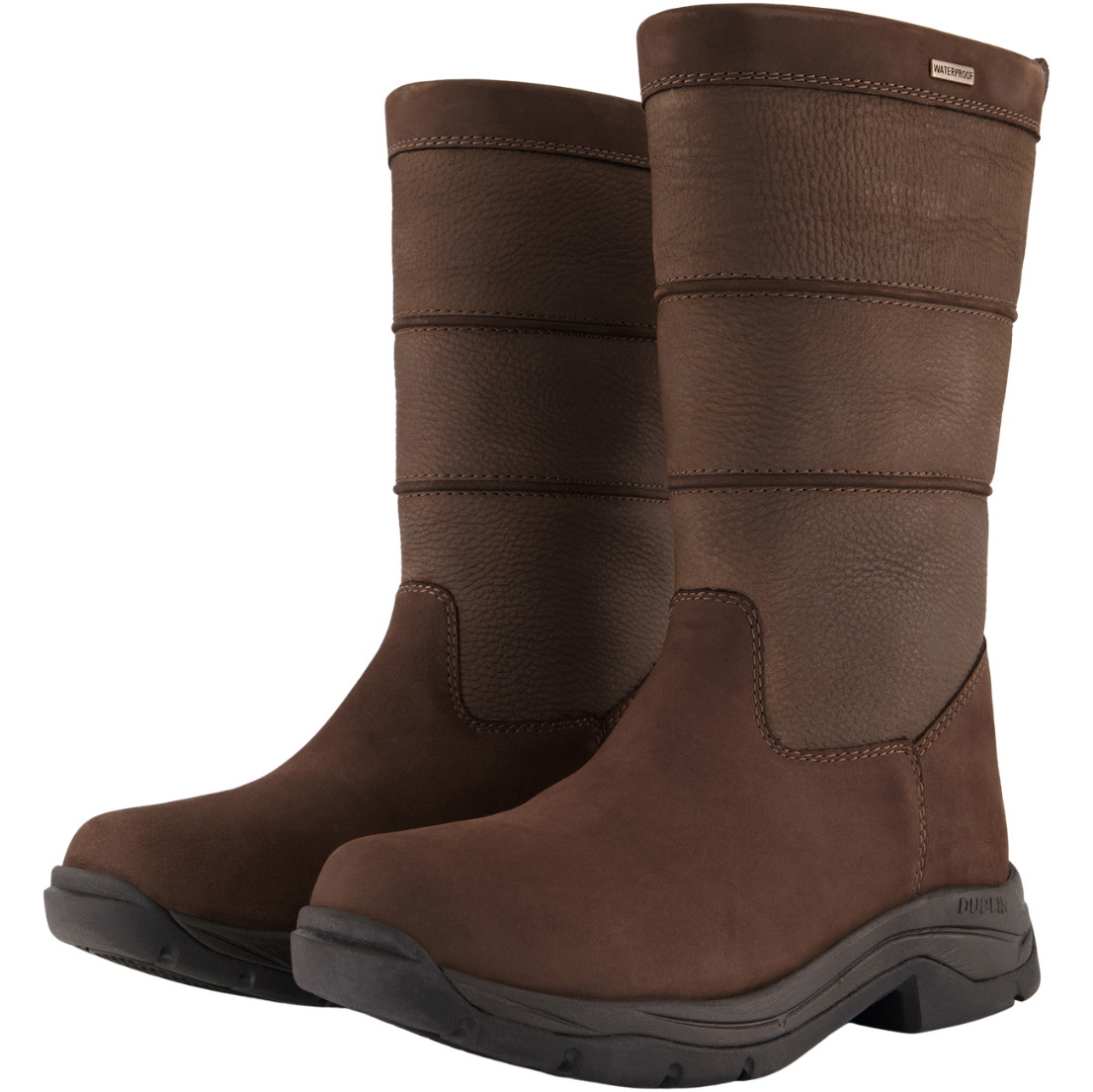 2026 Dublin Unisex Rivierweide Middenlaarzen 1031364 - Dark Brown